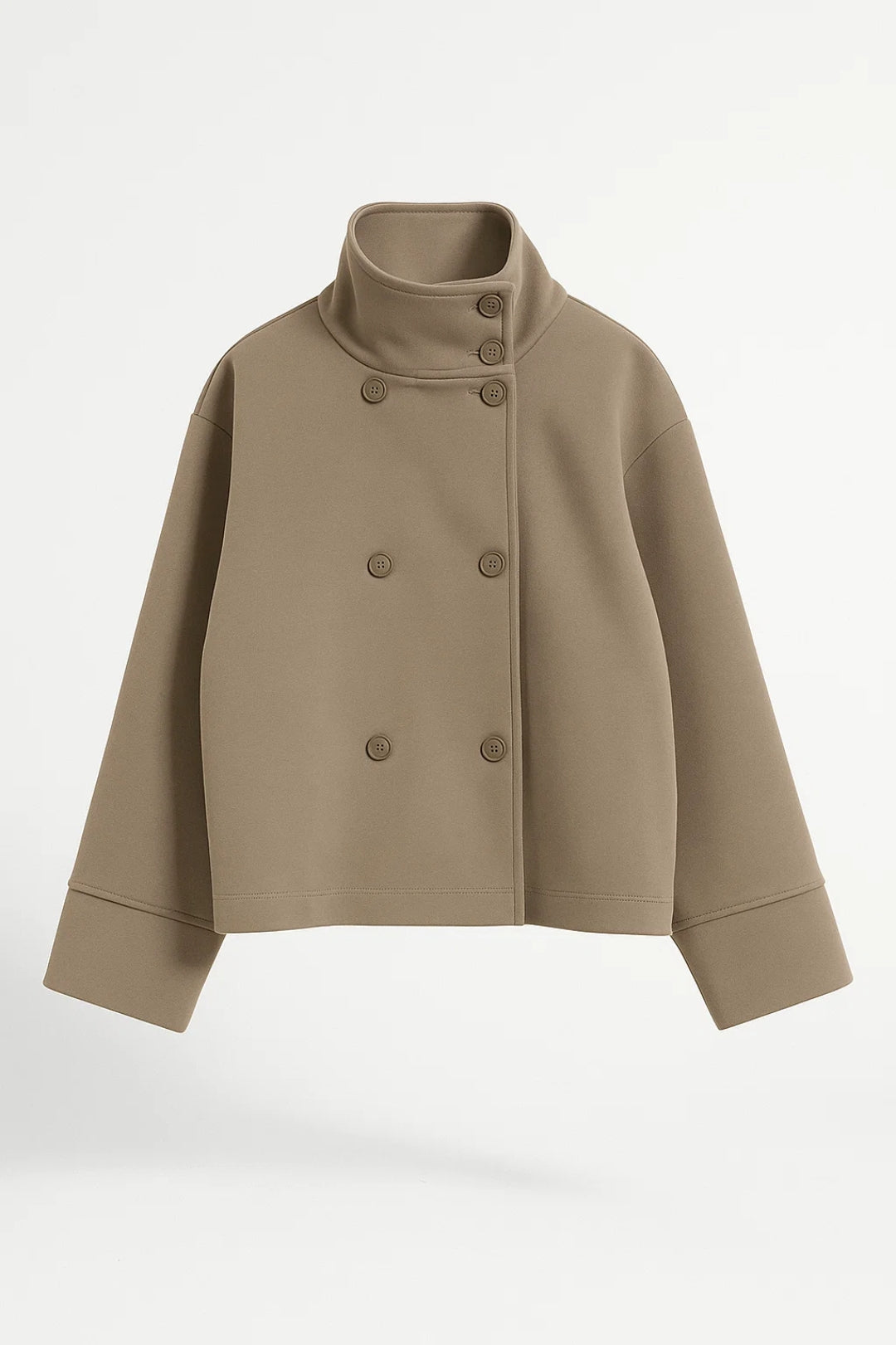 Doppelreihiger Oversized-Mantel für Frauen