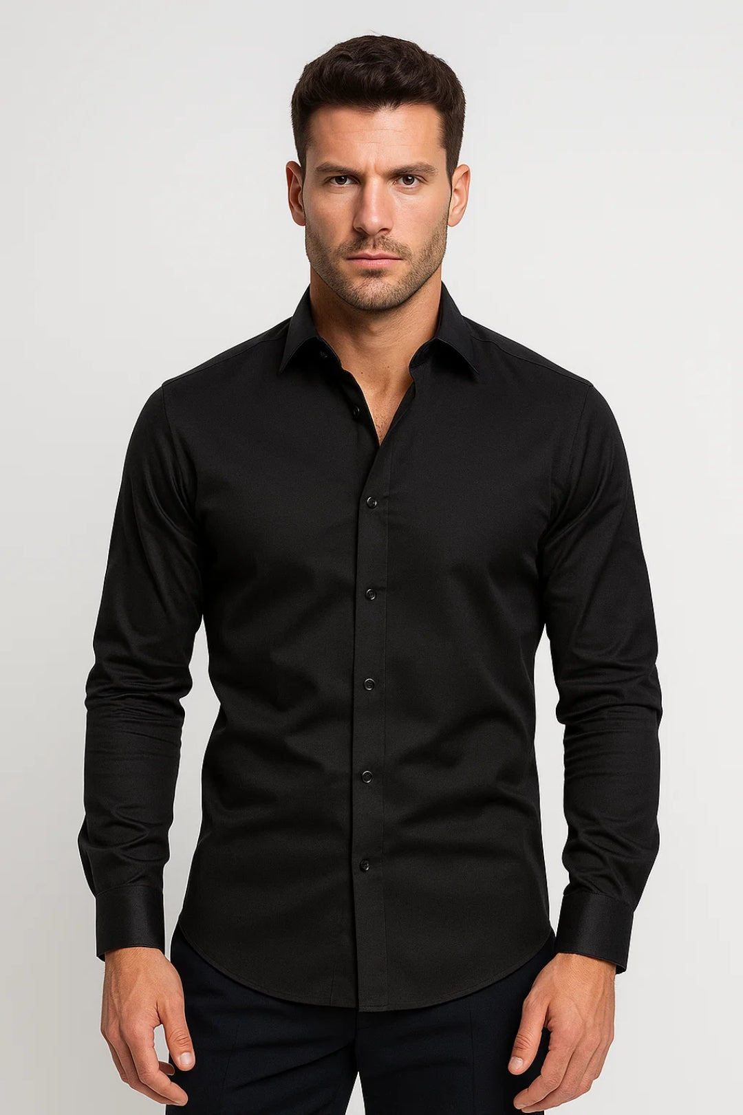 Slim Fit Langarmshirt für Herren
