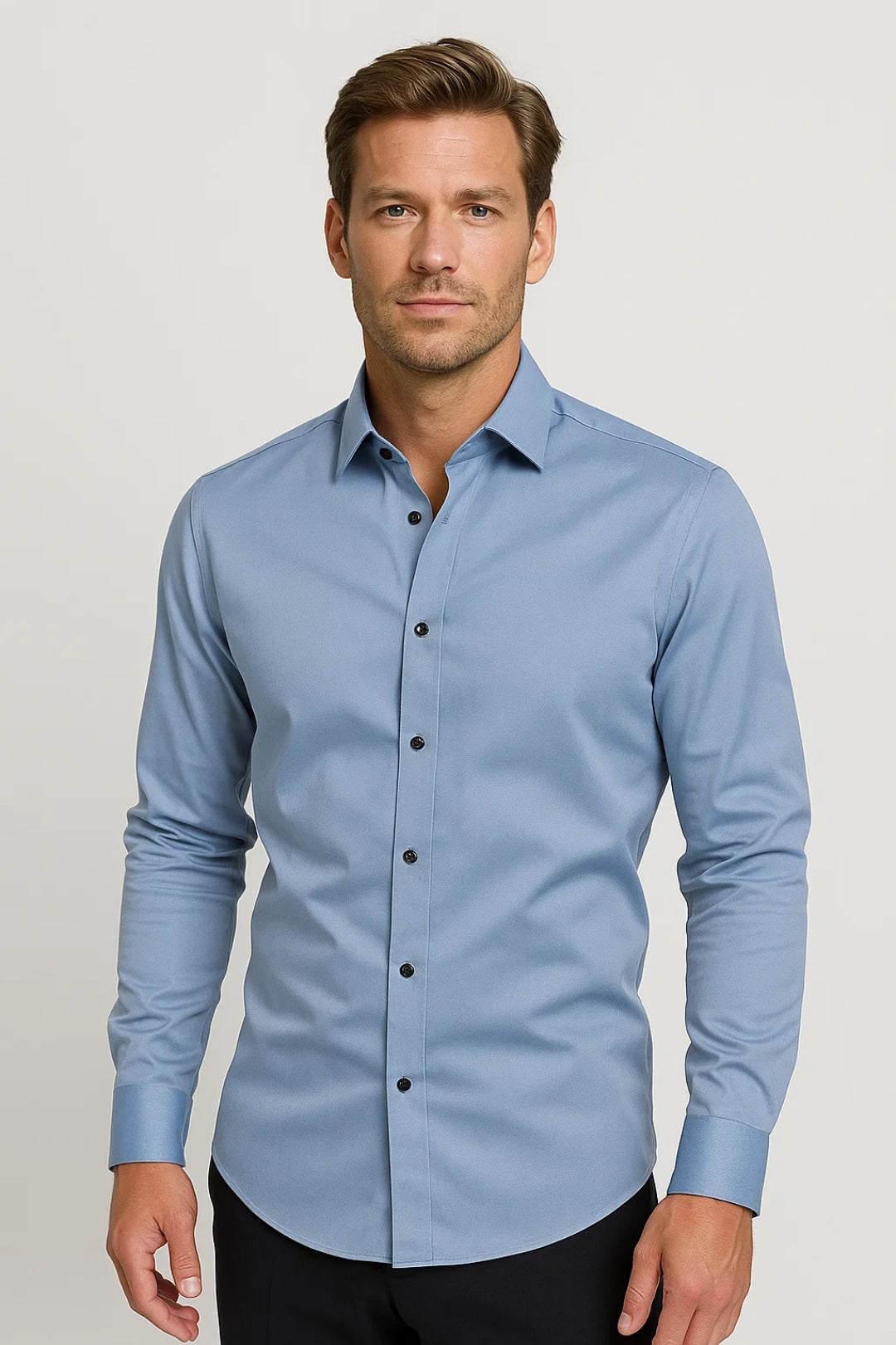 Slim Fit Langarmshirt für Herren