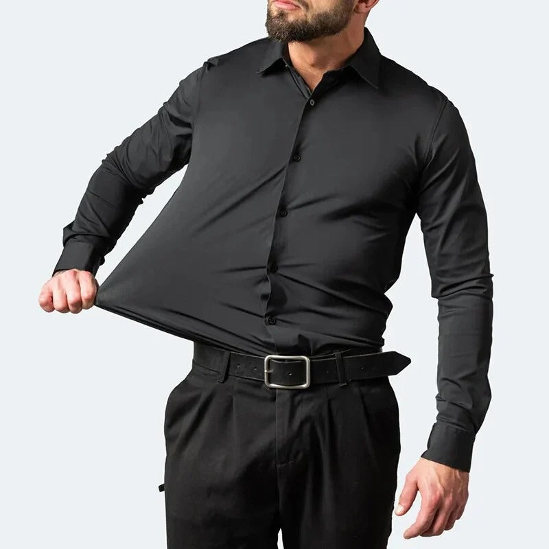 Slim Fit Stretchhemd für Herren