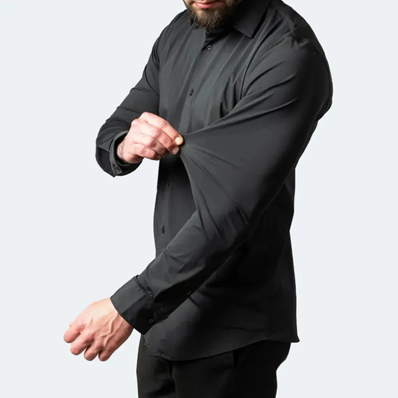 Slim Fit Stretchhemd für Herren