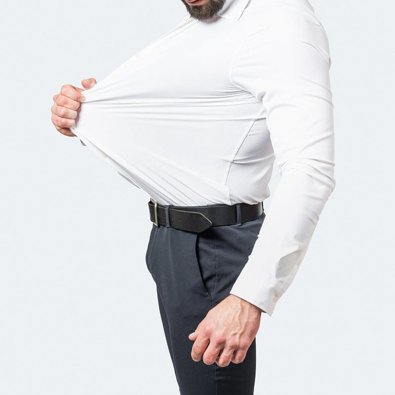 Slim Fit Stretchhemd für Herren