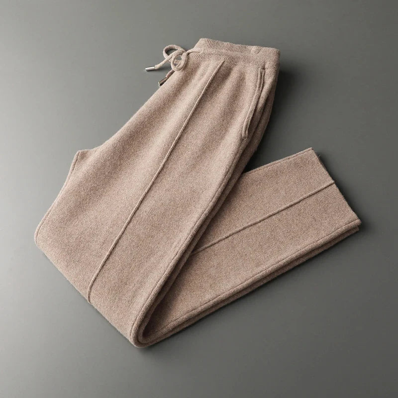 Weite Cashmere-Hosen