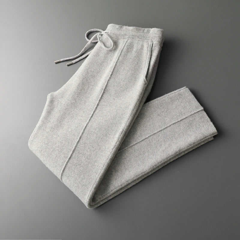 Weite Cashmere-Hosen