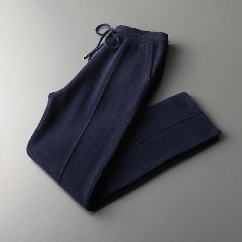 Weite Cashmere-Hosen